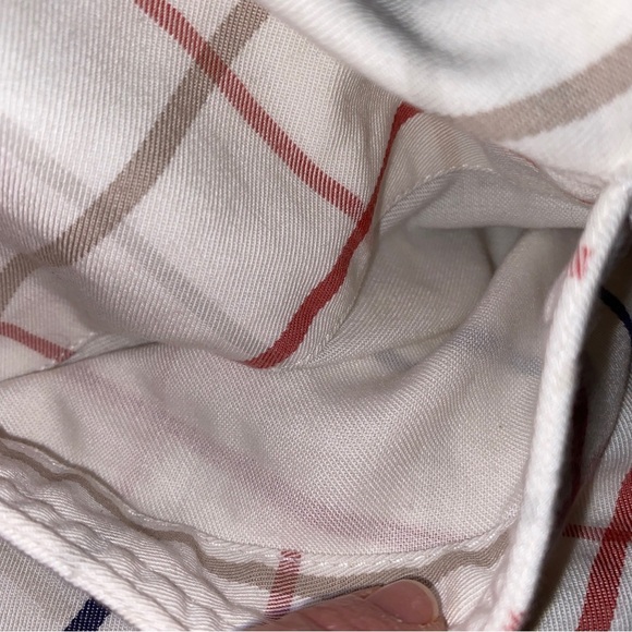 Levi's Red and Blue Flat Front Shorts - Picture 5 of 12